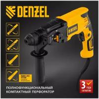 Перфоратор электрический RH-650-18, SDS-plus, 650 Вт, 2.0 Дж, 3 плюс 1 режим Denzel 26603