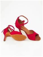 Туфли для танцев Dancemaster, размер 23 см, красный