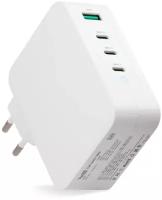 Блок питания TopON GaN 130W 3 Type-C PD, PPS, USB QC Белый TOP-GaN-130W