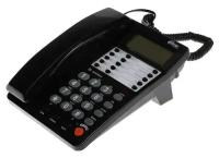 Телефон Ritmix RT-495, Caller ID, однокнопочный набор, память номеров, спикерфон, черный