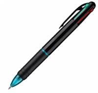 Ручка шариковая автоматическая Attache Luminate, 4 цвета-5ШТ