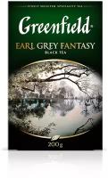 Чай черный Greenfield Earl Grey Fantasy, бергамот, василек, 200 г