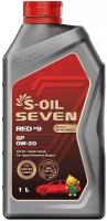 Корейское моторное масло бренда S-OIL7 RED9 SP 0W-20 1 литр