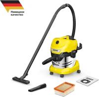 Строительный пылесос Karcher WD 4 S V-20/5/22 1.628-250.0