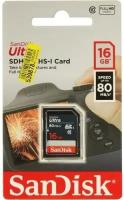 SD карта Sandisk Ultra SDSDUNS-016G-GN3IN