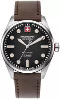 Часы швейцарские наручные мужские кварцевые на ремне Swiss Military Hanowa 06-4345.7.04.007.05
