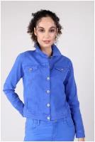 Джинсовая куртка женская, Цвет Синий, Размер S