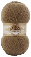 Пряжа Alize Angora Gold, 20 % шерсть, 80 % акрил, 100 г, 550 м, 5 шт., 466 темно-бежевый 550 м