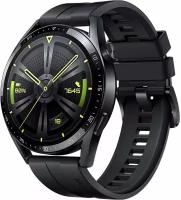 Смарт-часы Huawei Watch GT 3 46ММ (55028464), Black Fluoroelastomer