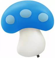 Ночник светодиодный NLA 03-MB гриб синий с выключателем 230В IN HOME