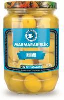 Оливки зеленые MARMARABIRLIK KIRMA 4XL (141-160), ломаные, с косточкой, в рассоле, ст/б, нетто 710 г