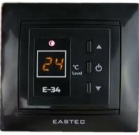 Терморегулятор для теплого пола Eastec E-34 черный (Legrand, Unica)