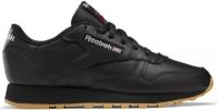 Кроссовки Reebok Classic Leather, размер 6 US, черный, коричневый