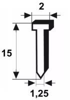 Гвозди для степлера 300/15 Rapid, 5000 шт, с маленькой шляпкой