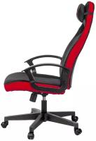 Компьютерное кресло Bloody GC-150 игровое, обивка: искусственная кожа/текстиль, цвет: черный/красный