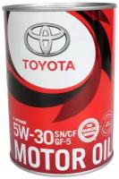 Синтетическое моторное масло TOYOTA SN 5W-30, 1 л