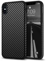 Чехол с карбоновой текстурой WIWU Skin Carbon ультра-тонкий кейс для IPhone Xs Черный