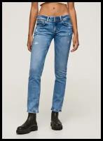 Джинсы прямые Pepe Jeans, рост 34, размер 33, голубой