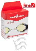 Стартовые очки Mad Wave STREAMLINE Rainbow - Фиолетовый