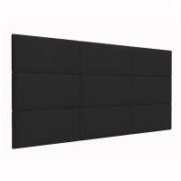 Мягкие обои Eco Leather Black 30х60 см 1 шт