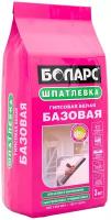 Шпатлевка Боларс гипсовая базовая, белая, 3 кг