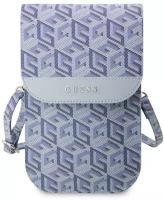 Guess Original сумка для смартфонов Wallet Bag G CUBE Blue (оригинал)