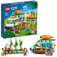 Конструктор LEGO CITY 60345 Фургон для фермерского рынка, 310 дет