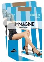 Гольфы Immagine, 20 den, 4 пары, 2 уп., размер 1-unica, бежевый