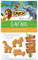 Печенье CRICH Biscuits with cereals Safari мультизлаковое фигурное, 250 г