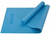 Коврик ЦБ-00001471 для йоги и фитнеса FM-101 PVC 173x61x0,5 см синий пастель STARFIT
