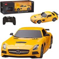 Машина р у 1:18 Mercedes-Benz SLS AMG Цвет Желтый 54100Y