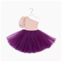 Платье для девочки MINAKU: PartyDress цвет фиолетовый/розовый, рост 116 9244601