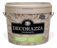 Декоративное покрытие Decorazza Travertino naturale, белый, 7 кг