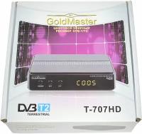 GoldMaster T707HD DVB-T/T2 Цифровой эфирный приемник, приставка, ресивер