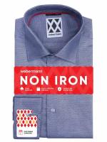 Рубашка WEBERMANN, размер XL/M, синий, серый
