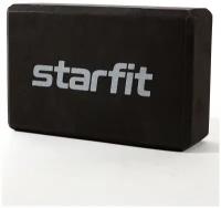 Блок для йоги STARFIT YB-200 EVA, 8 см, 115 гр, 22,5х15 см, черный