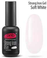 Гель конструирующий Стронг Айрон нежно-белый 8мл/ UV/LED Strong iron gel soft white PNB 8 ml