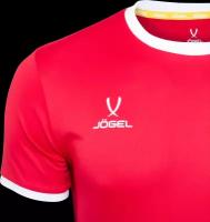 Футболка игровая Jögel CAMP Origin Jersey (JFT-1020-K), красный/белый - YS