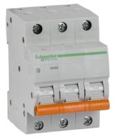 Автомат 3П 10A хар-ка С 4,5кА ВА63 Domovoy Schneider Electric