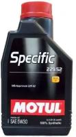 Моторное масло Motul Specific MB 229.52 5W-30 синтетическое 1 л