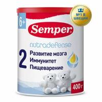 Молочная смесь сухая Semper Nutradefense Baby 2, с 6 месяцев