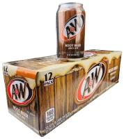 A&W Root Beer 355 мл - США - 12 шт. (Безалкогольное корневое пиво)