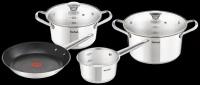 Набор посуды TEFAL Simpleo 6 предметов 16/20/24/28см B815S614