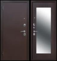 Дверь металлическая Царское зеркало MAXI 860L Венге