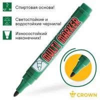 Crown Маркер перманентный 3.0 мм Crown MULTI MARKER зелёный