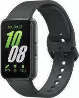 Смарт-часы Samsung Galaxy Fit3 SM-R390 1.6 AMOLED, корпус графит, ремешок графитовый