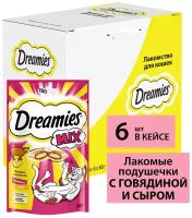 Лакомство для кошек Dreamies Подушечки Mix