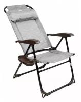 Кресло-шезлонг КШ2/4 со спинкой бамбук (ижевск) / кресло шезлонг складное