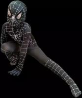 Карнавальный костюм Человека паука, детский (черный)