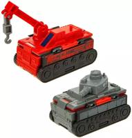 1toy Transcar Double: Танк – Кран, 8 см, блистер